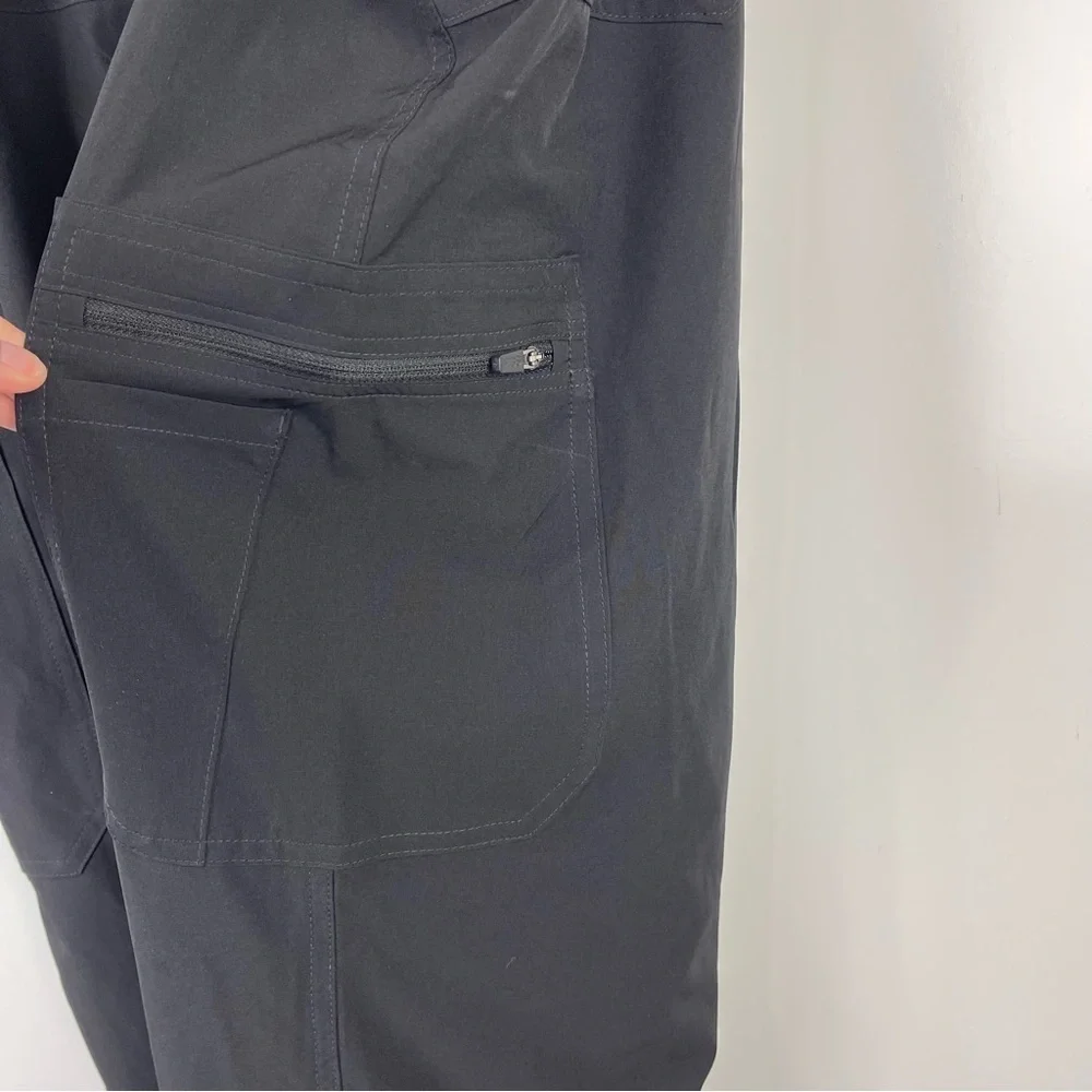 NEW FIGS Scrubs Cairo FREEx Lined Cargo Scrub Pants Men's Size 2XL TALL Black